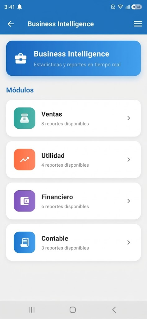 Pantalla de T-Virtual App